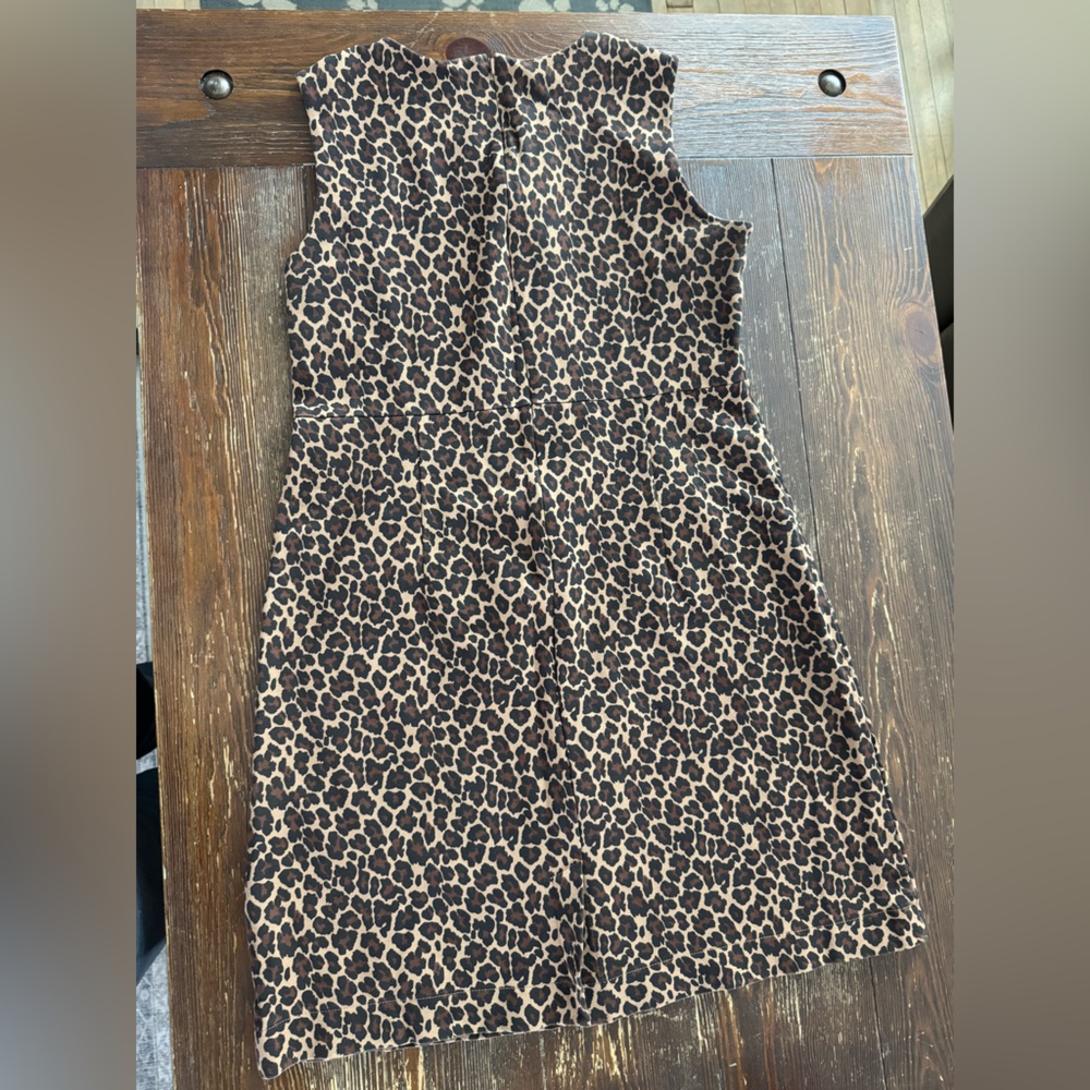 Leopard Print Sleeveless Dress